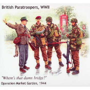 master box PARACHUTISTES BRITANNIQUES 1944. OPERATION MARKET GARDEN 1/35 mb3533