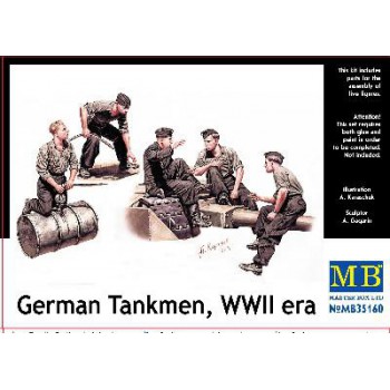 master box ÉQUIPAGE DE CHAR ALLEMAND 1943 1/35 mb35160