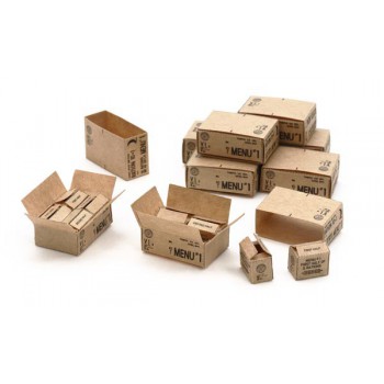 tamiya Cartons rations US 2ème G.M. 1/35 12689