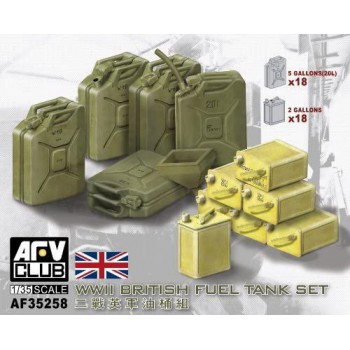 AFV Club BRITISH FUEL TANK SET 1/35 af35258