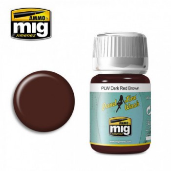 ammo mig Panel Line Wash Dark Red Brown a-mig-1605