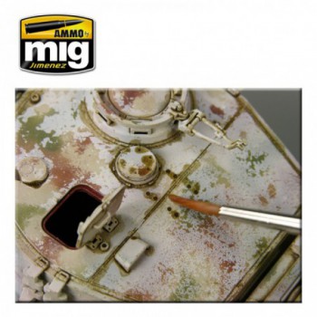 ammo mig emanel BROWN WASH FOR GERMAN DARK YELLOW a-mig-1000