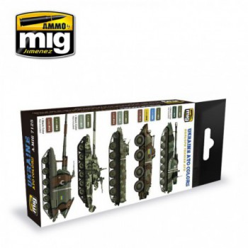 ammo mig acrylic color UKRAINE ATO COLORS a-mig-7125