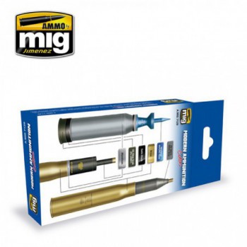 ammo mig acrylic color MODERN AMMUNITION SET a-mig-7129