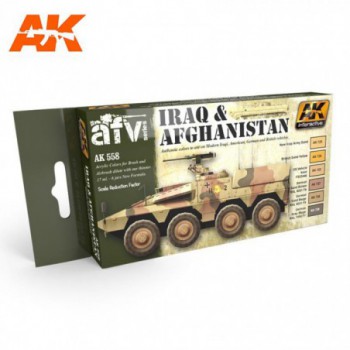 AK interactive IRAQ AND AFGHANISTAN ACRYLIC SET ak558