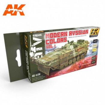 AK interactive MODERN RUSSIAN COLOURS VOL 1 ak4130