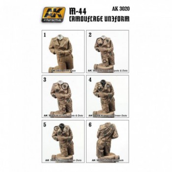 AK interactive M-44 CAMOUFLAGE UNIFORM ak3020