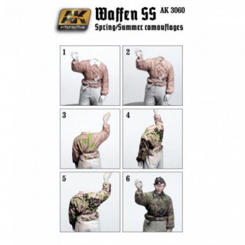 AK interactive WAFFEN SS SPRING/SUMMER CAMOUFLAGE ak3060