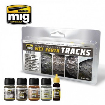 ammo mig WET EARTH TRACKS a-mig-7438