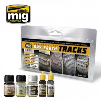 ammo mig DRY EARTH TRACKS a-mig-7437