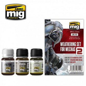 ammo mig WEATHERING SET FOR MECHAS