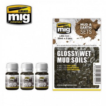 ammo mig GLOSSY WET MUD SOILS