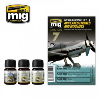 ammo mig AIRPLANES ENGINES AND EXHAUSTS amig7420