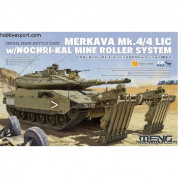 MENG ISRAEL MAIN BATTLE TANK MERKAVA MK.44LIC WNOCHRIKAL MINE ROLLER SYSTEM 1/35 TS-049