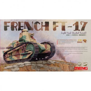 MENG FRENCH FT-17 LIGHT TANK (RIVETED TURRET) 1/35