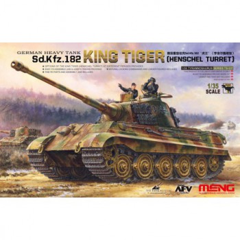 MENG GERMAN HEAVY TANK Sd.Kfz.182 KING TIGER (HENSCHEL TURRET) 1/35 TS-031