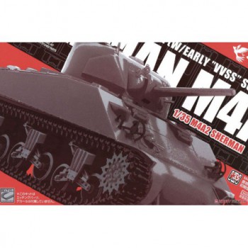 asuka tasca model  M4A2 Sherman Direct Vision with Early VVSS 1/35