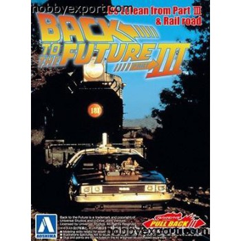 aoshima back to the future delorean 3 1/43