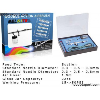 BELKITS SUCTION FEED AIRBRUSH DOUBLE ACTION BELAIR005