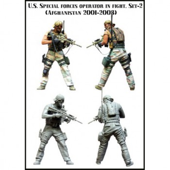 évolution miniatures 1/35 us spécial forces opération in fight set2 EM-35085