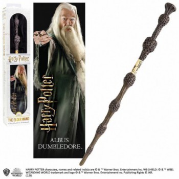 the noble collection Harry Potter réplique baguette PVC Albus Dumbledore 30 cm NN6322