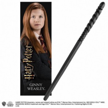 the noble collection Harry Potter réplique baguette PVC Ginny Weasley 30 cm NN6325