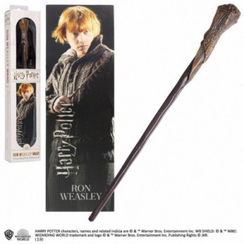 the noble collection Harry Potter réplique baguette PVC Ron Weasley 30 cm NN6313