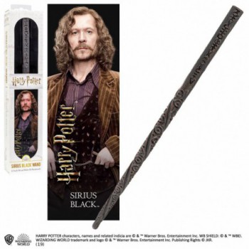 the noble collection Harry Potter réplique baguette PVC Sirius Black 30 cm NN6326