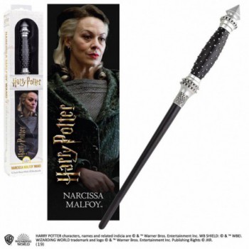 the noble collection Harry Potter réplique baguette PVC Narcissa Malfoy 30 cm NN6328