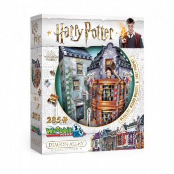 Wrebbit Puzzle Harry Potter Puzzle 3D DAC Weasley's Wizard Wheezes & Daily Prophet WP-W3D-0511