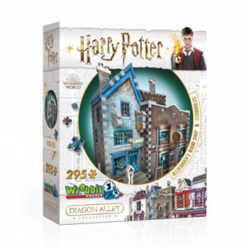 Wrebbit Puzzle Harry Potter Puzzle 3D DAC Ollivander's Wand Shop & Scribbulus Writing Implements