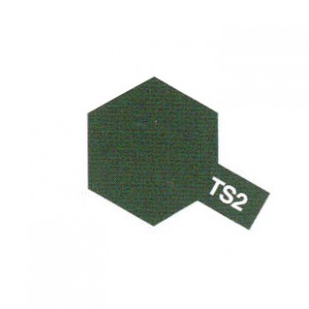 bombe tamiya TS2 Vert foncé mat 85002