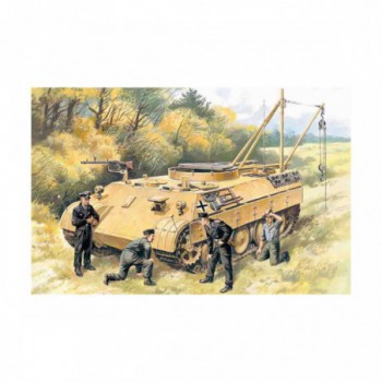 ICM Bergepanther with German Tank Crew 4 figures 1/35 35342