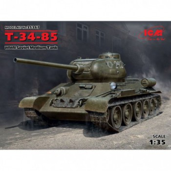 ICM T-34-85 WWII Soviet Medium Tank 1/35 35367
