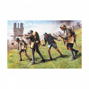 ICM German Assault Troops 1917-1918 4 figures 1/35 35291