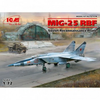 ICM MiG-25 RBF Soviet Reconnaissance Plane 1/72 72174