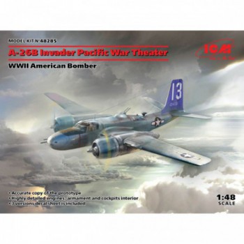 ICM A-26В Invader Pacific War Theater WWII American Bomber 1/48 48285