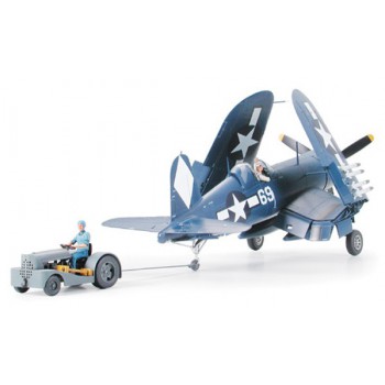 tamiya Corsair F4U-1D et tracteur pont 1/48 61085