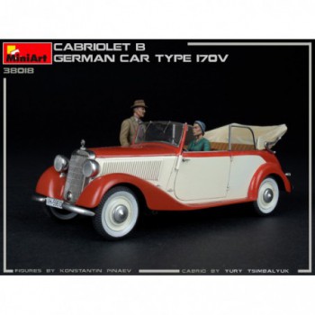 miniart CABRIOLET B GERMAN CAR TYPE 170V 1/35