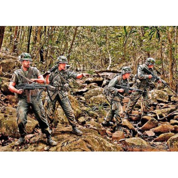 master box Jungle Patrol (Vietnam War series) 1/35 MB3595