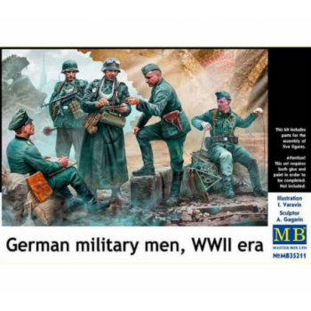 master box GERMAN MILITARY MEN, WWII ERA 1/35 MB35211
