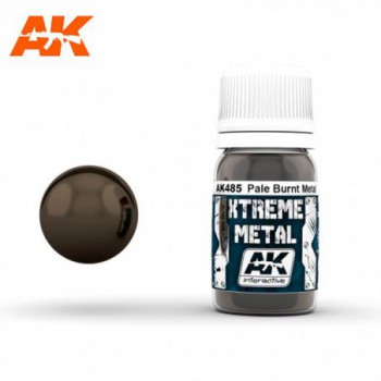 AK interactive XTREME METAL PALE BURNT METAL 30ML AK485