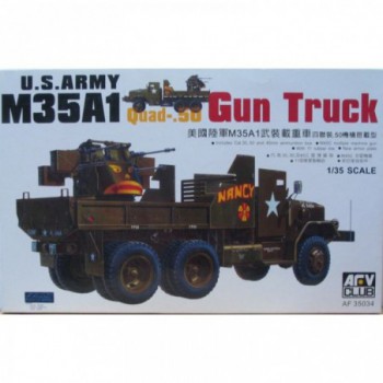 AFV Club  U.S. Army M35A1 Gun Truck Quad- .50 1/35 AF35034