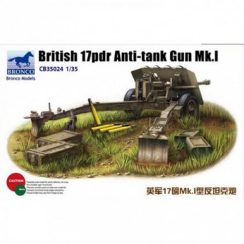 Bronco British 17pdr Anti-tank Gun Mk.I 1/35