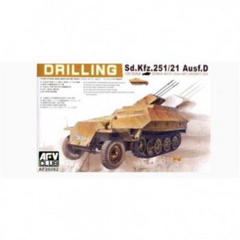 AFV club Sd.Kfz.251/21 Ausf.D DRILLING GERMAN MG151 20 mm 1/35 AF35082
