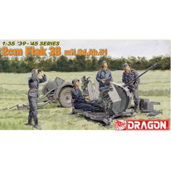 dragon FlaK 38 et remorque Sd.Anh.51 1/35 6288