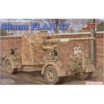 dragon FlaK 37 88mm 1/35 6287