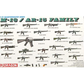 dragon Armes legères M16/AR15 1/35 3801