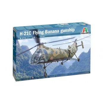 italeri H-21C Gunship 1/48