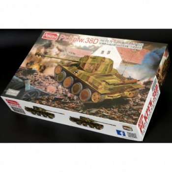 amusing hobby Pz.Kpfw.38D mit Pz.IV Tum 8cm PAW 600 1/35